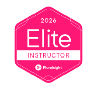 Pluralsight 2026 Elite Instructor badge